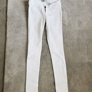 White skinny jeans size 0R